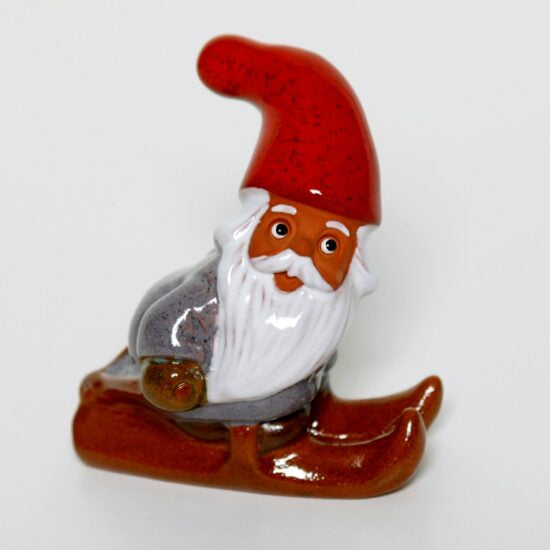 Micro Nisse på ski - Rolf Berg