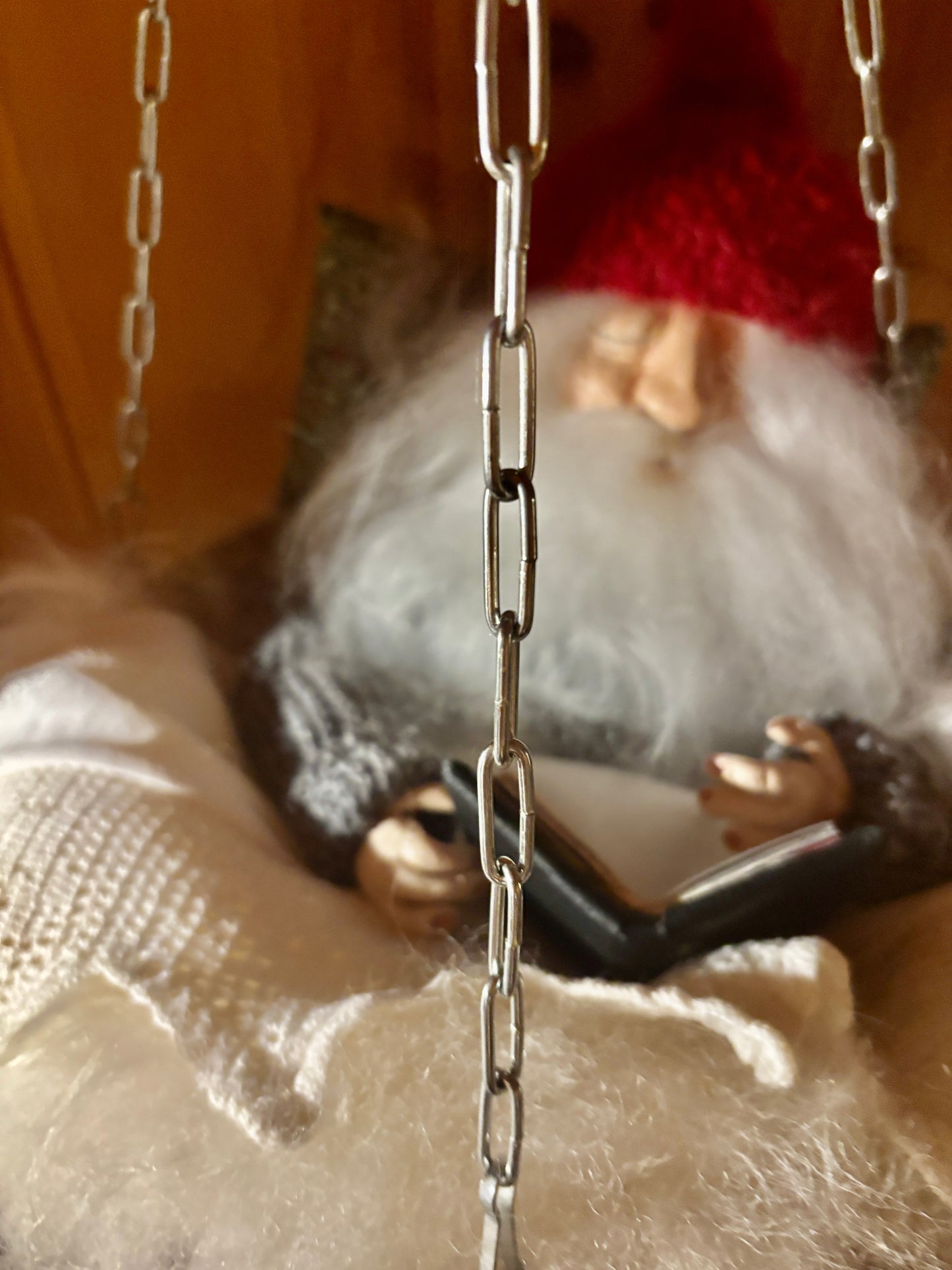 Sunde nisse leser Harry Potteri henge basket - Unike nisser