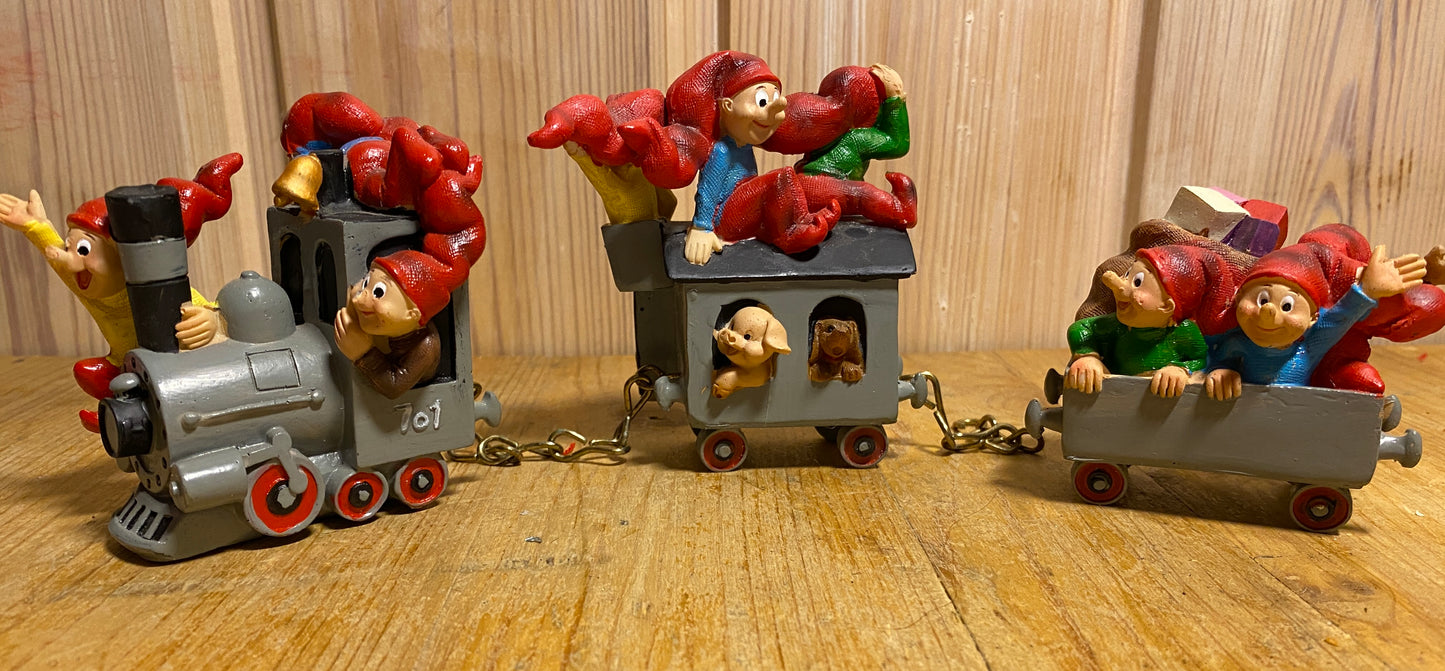 Pobra Tog med arbeidere - Pobra