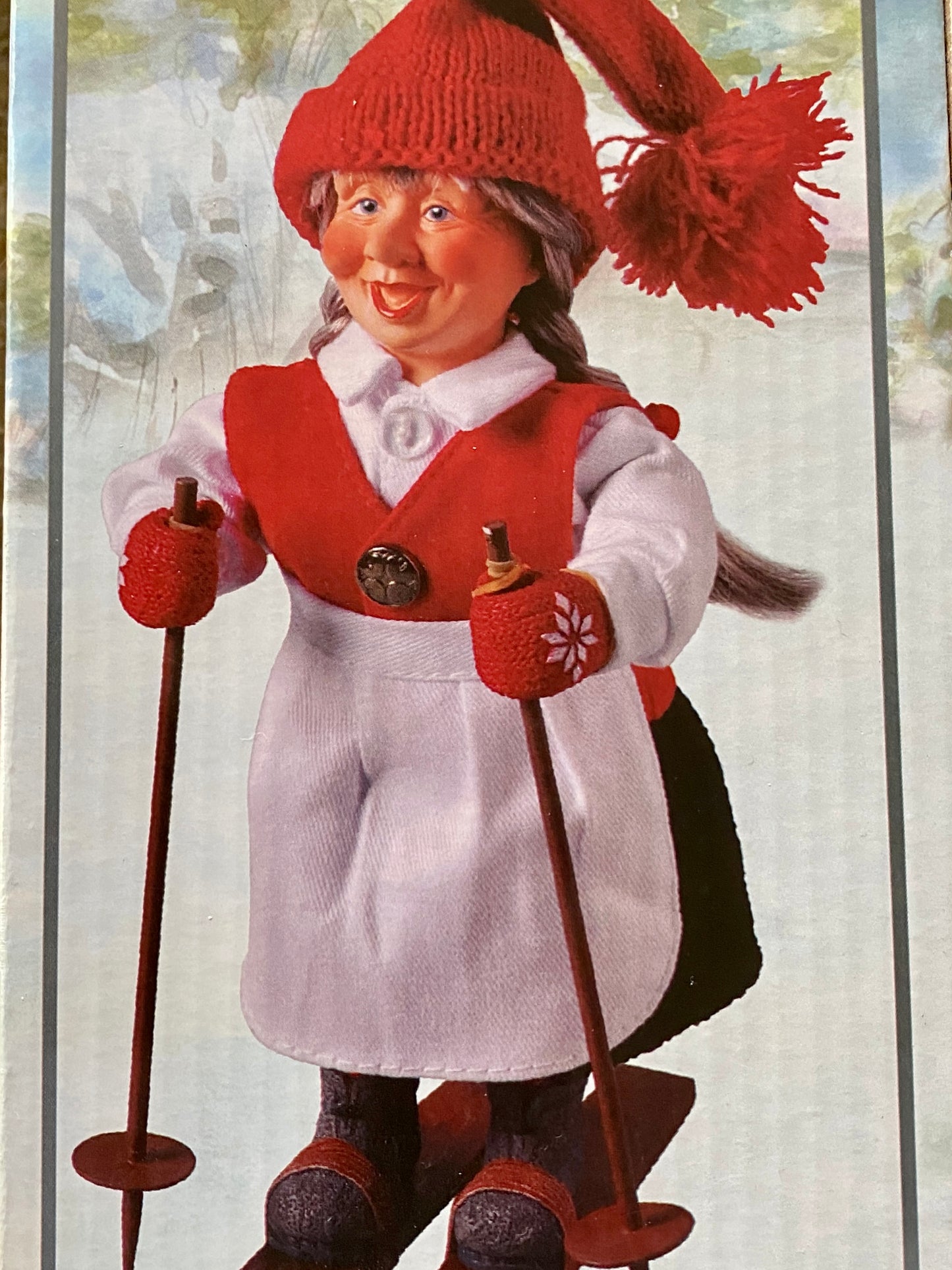 Nissekone på ski - Kystnissen