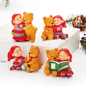 Pobra barn med kosebamser - Pobra