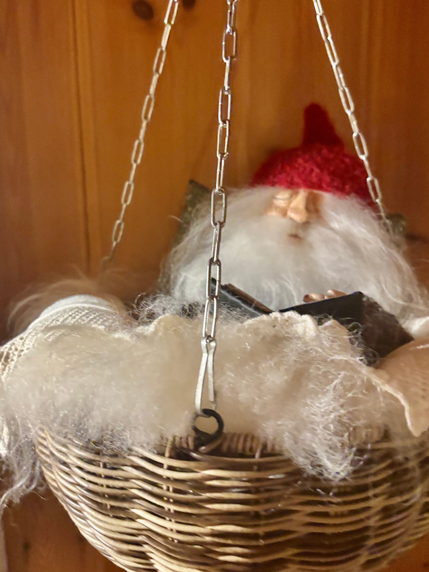 Sunde nisse  leser Harry Potteri henge basket - Unike nisser